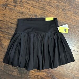 Black Pleated Skirt